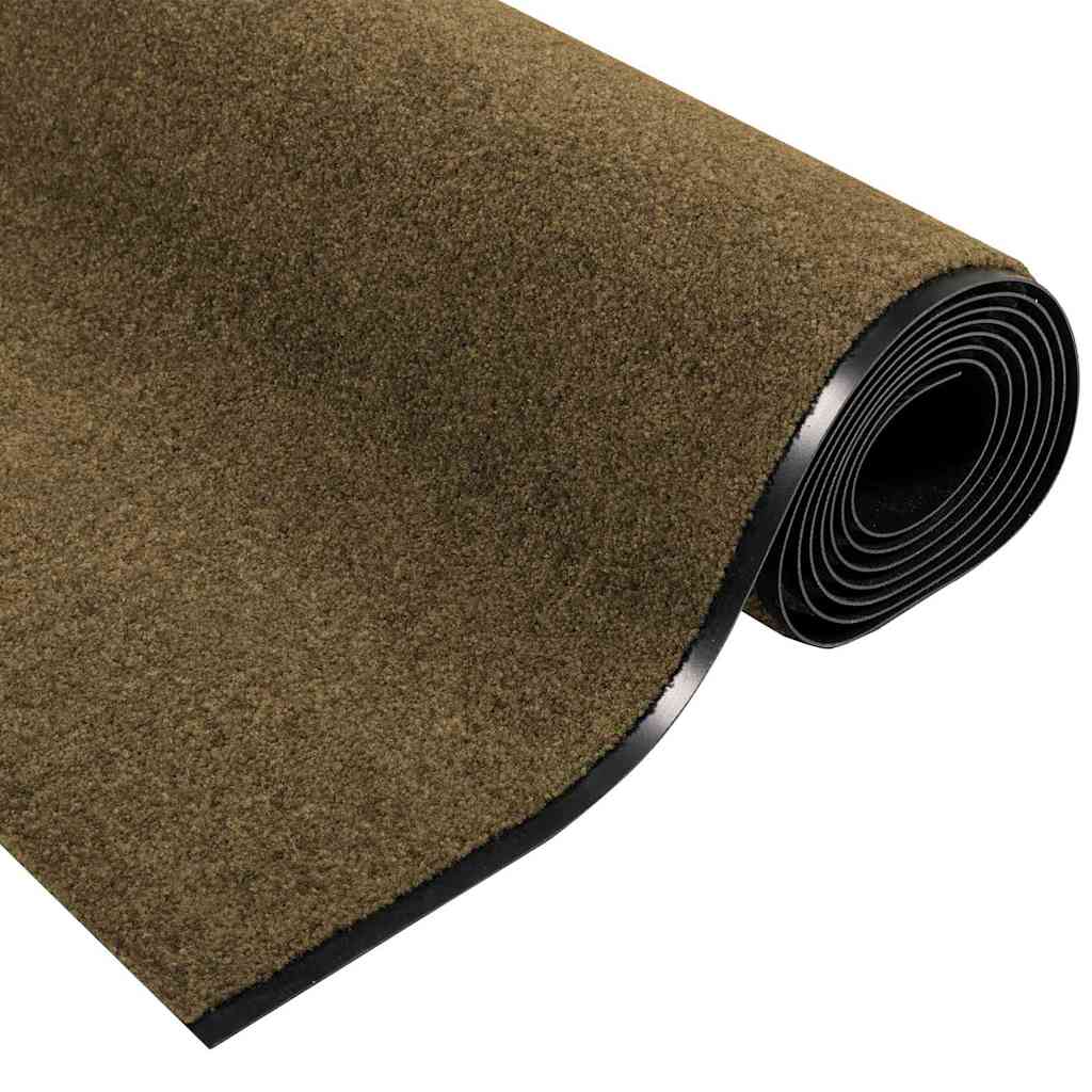 Doormat Brown and Black 120 x 400 cm 100% Polyamide
