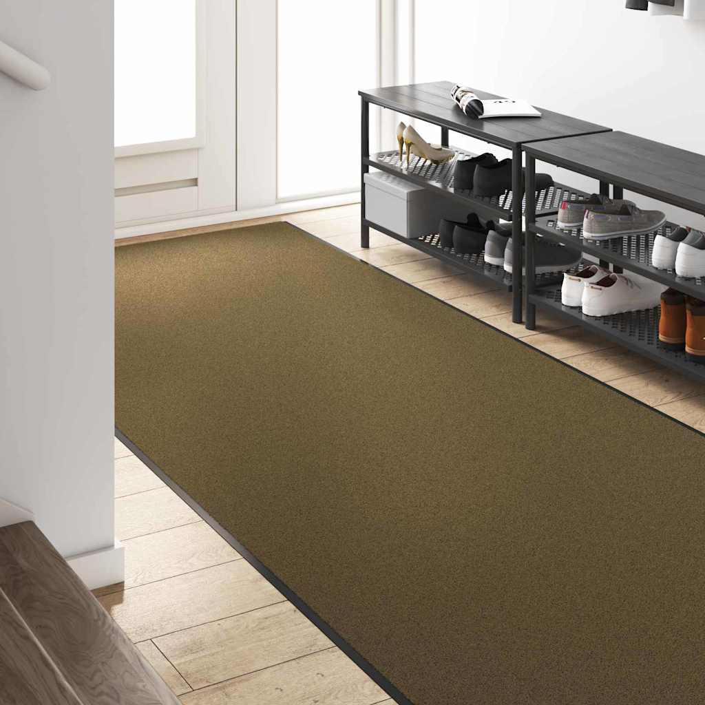 Doormat Brown and Black 120 x 400 cm 100% Polyamide