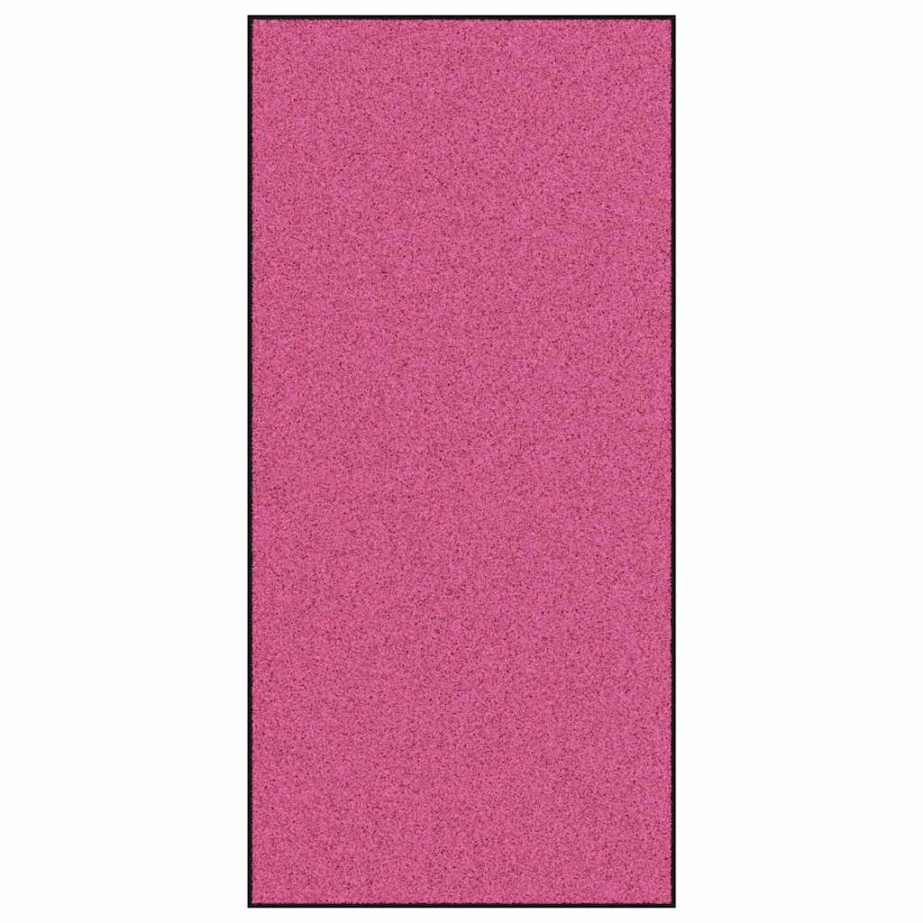 Doormat Pink and Black 120 x 250 cm 100% Polyamide