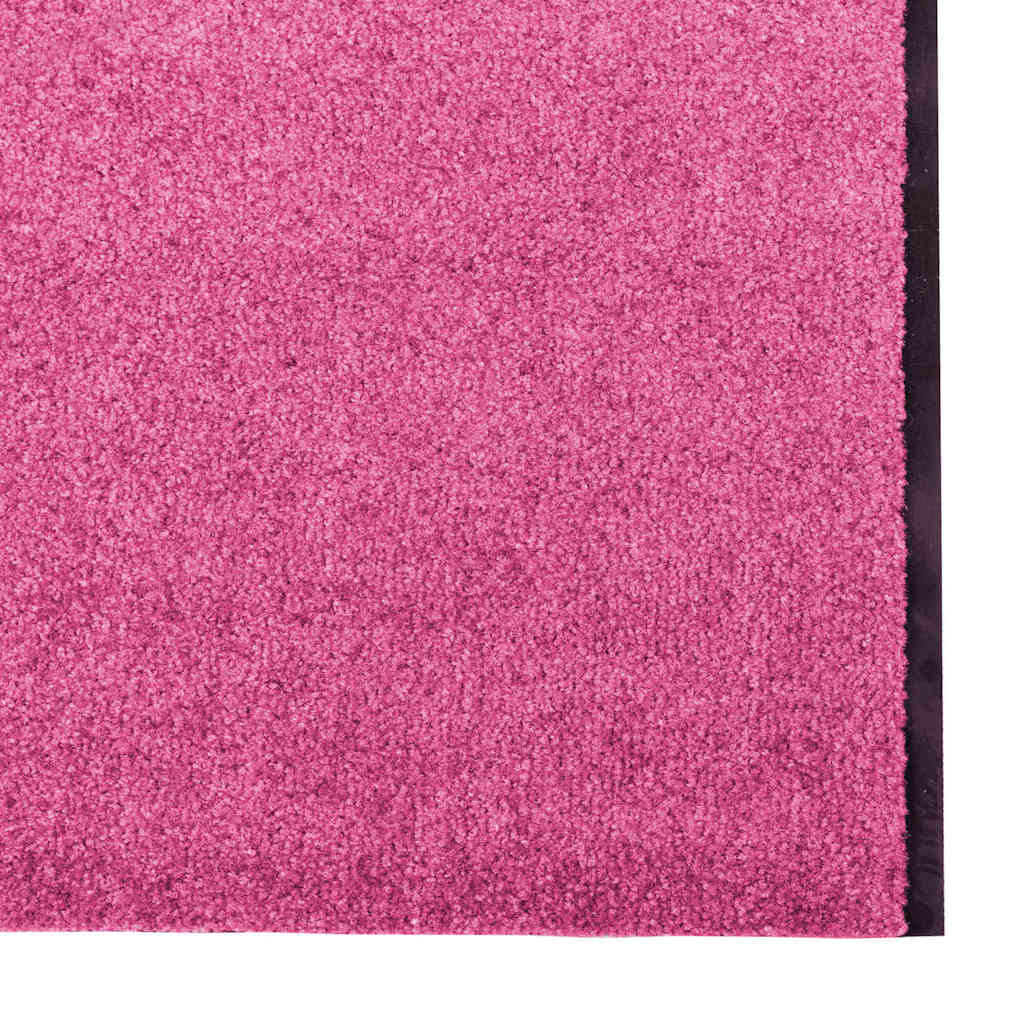 Doormat Pink and Black 120 x 350 cm 100% Polyamide