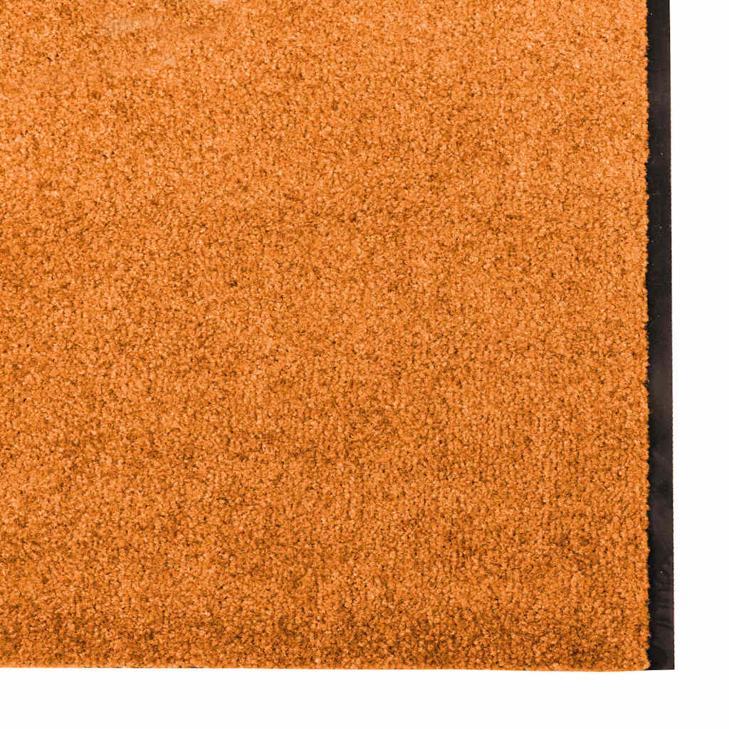 Doormat Other Orange and Black 120 x 400 cm Polyamide and PVC