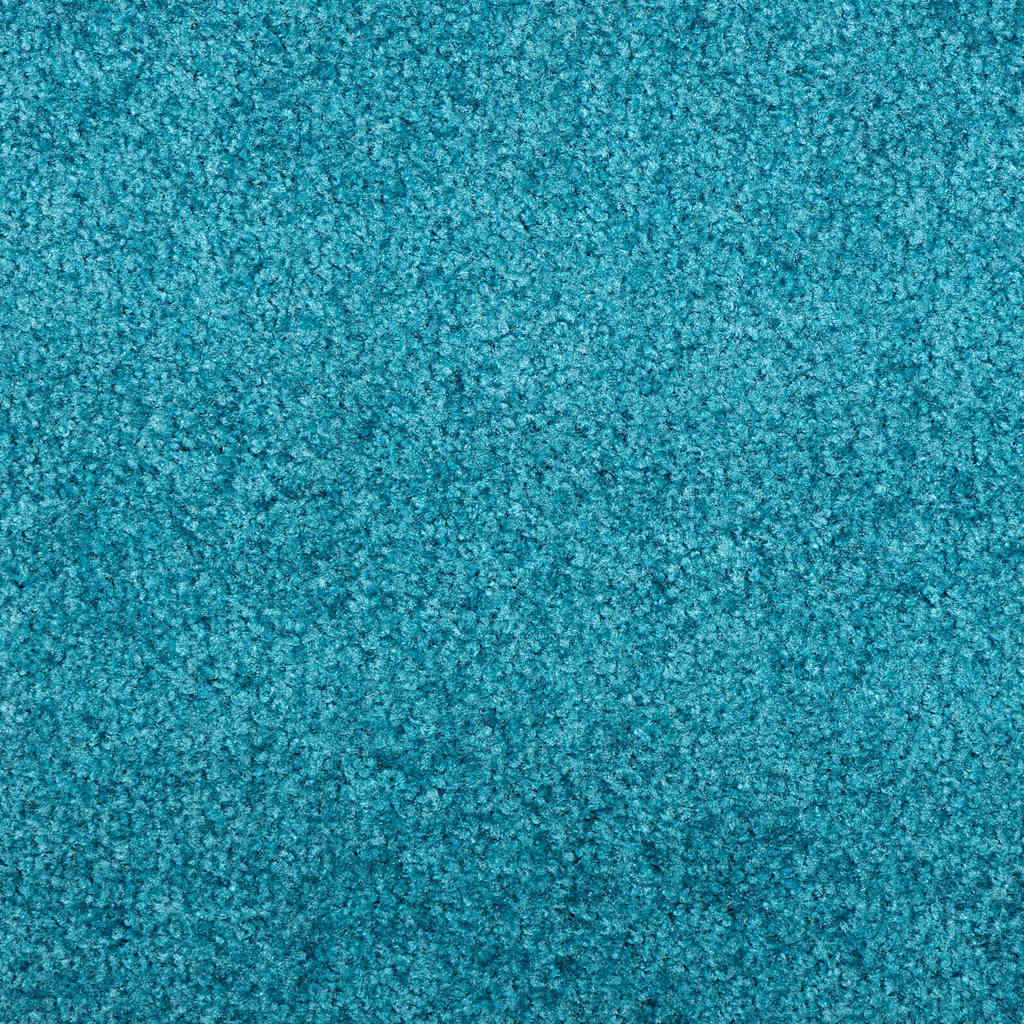 Doormat Other Cyan and Black 120 x 250 cm Polyamide and PVC