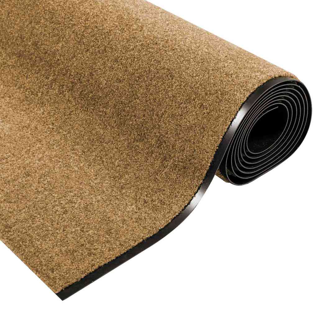 Doormat Other Cream and Black 120 x 400 cm Polyamide and PVC