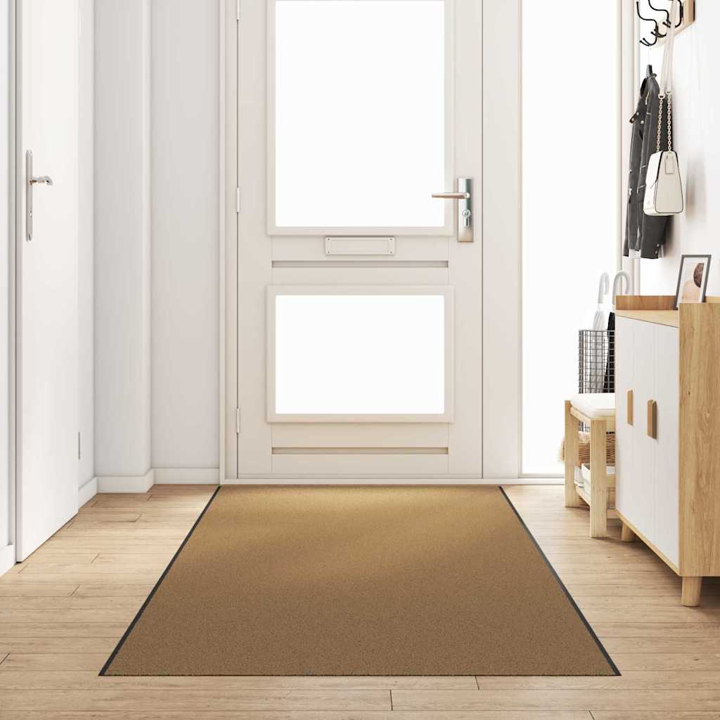 Doormat Other Cream and Black 120 x 400 cm Polyamide and PVC