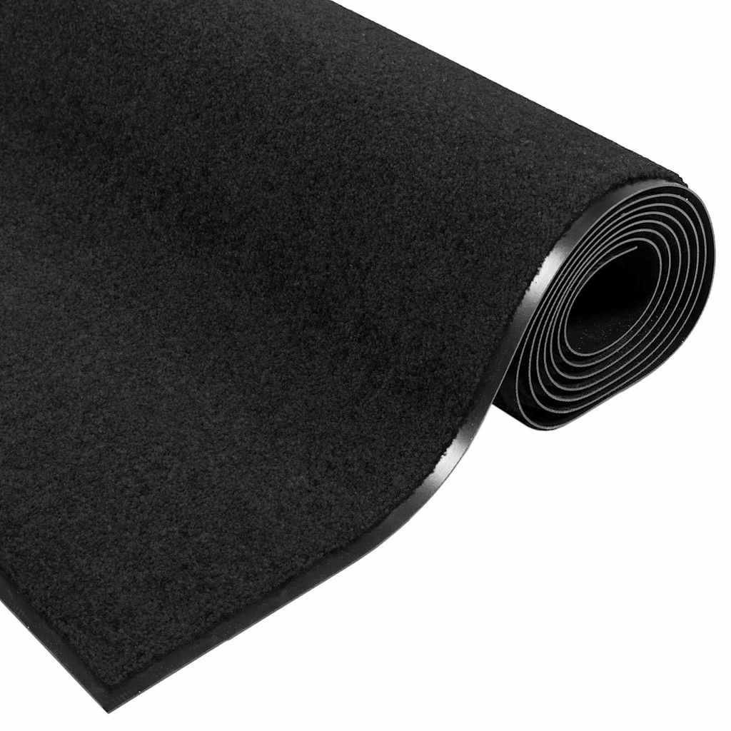Doormat Black 90 x 150 cm 100% Polyamide