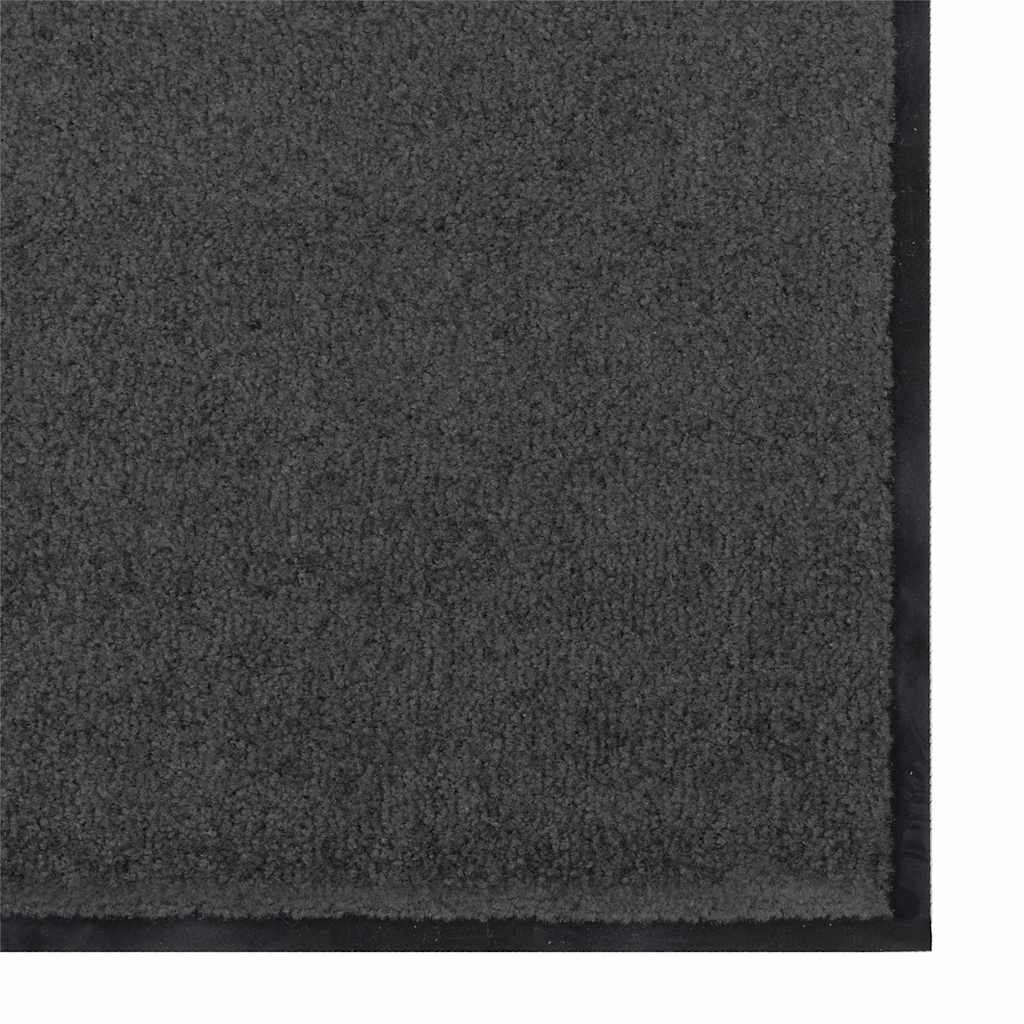 Doormat Anthracite and Black 120 x 180 cm 100% Polyamide