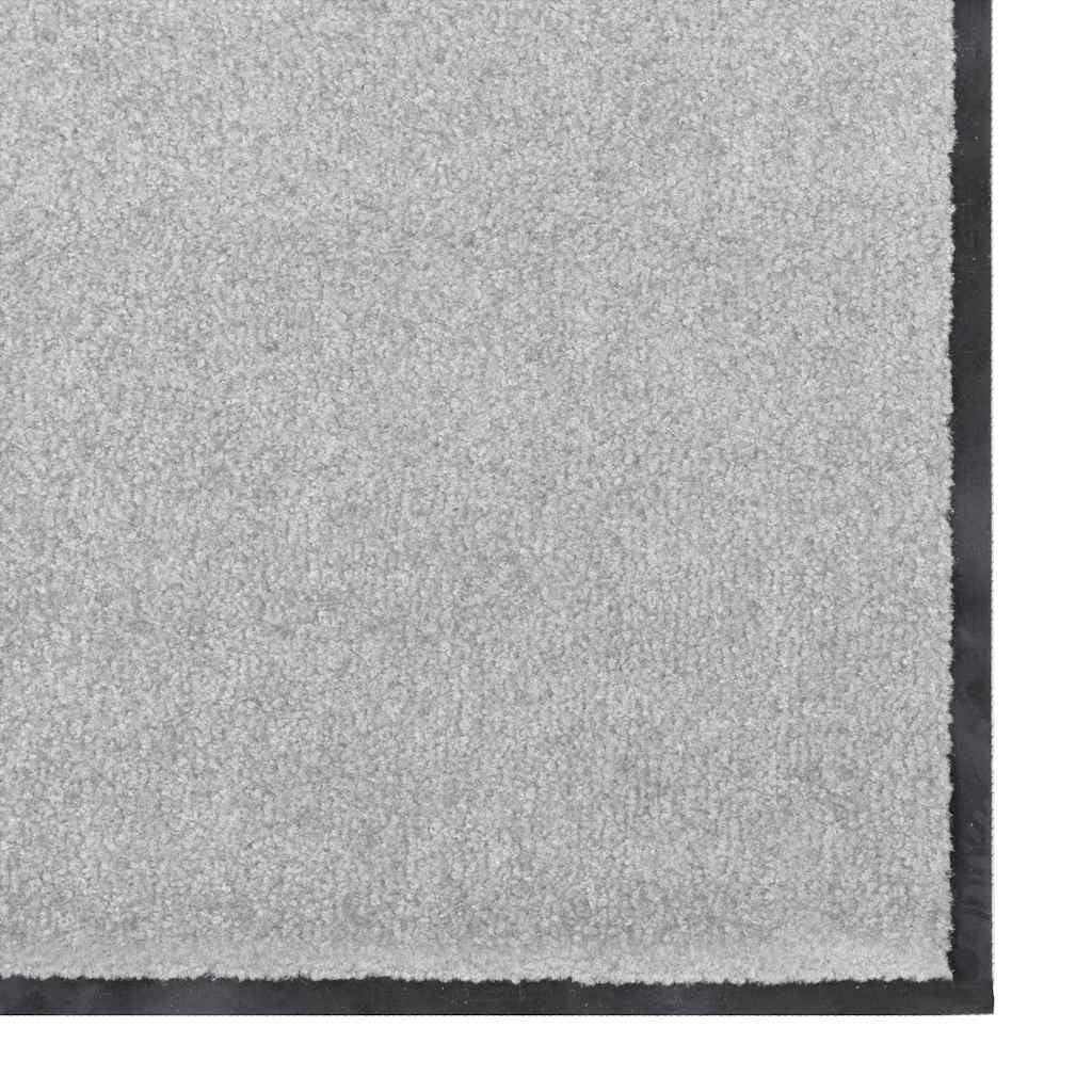 Doormat Grey and Black 120 x 300 cm 100% Polyamide
