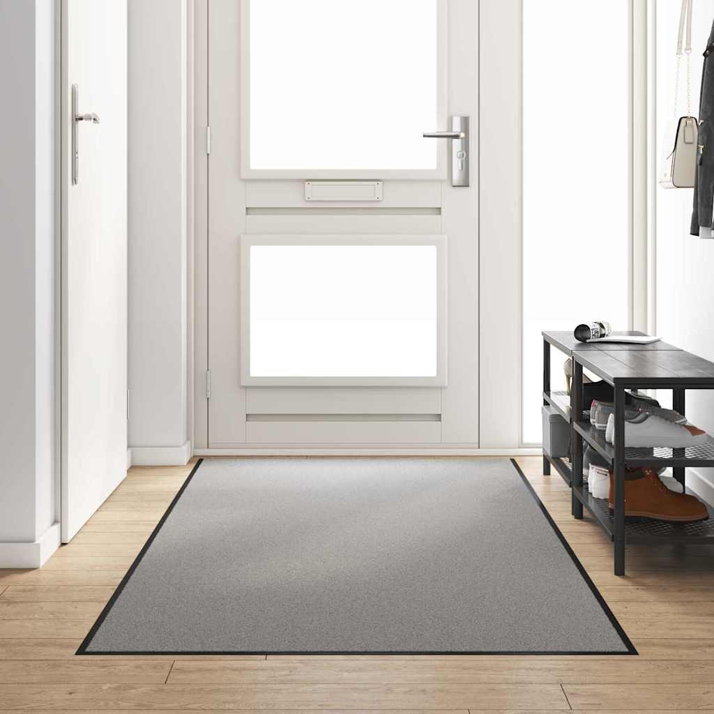 Doormat Grey and Black 120 x 300 cm 100% Polyamide