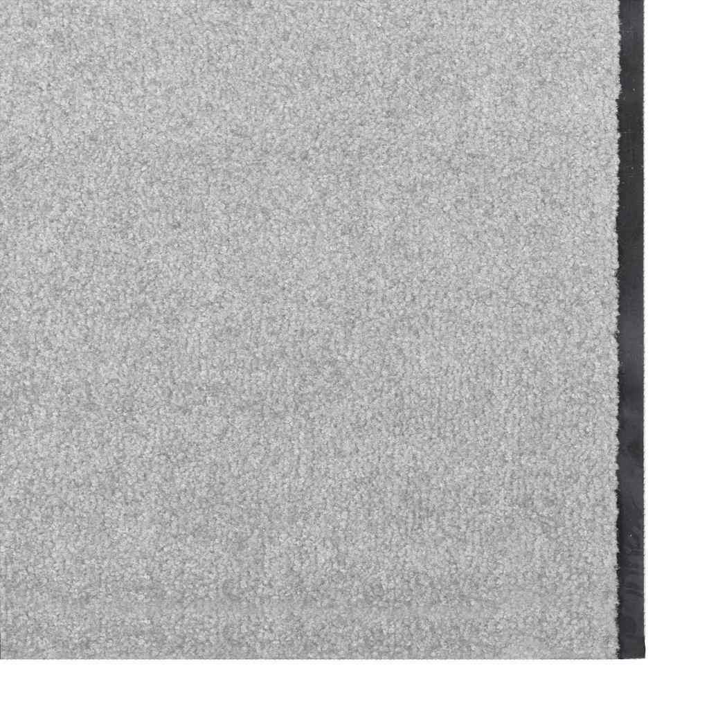 Doormat Grey and Black 120 x 350 cm 100% Polyamide