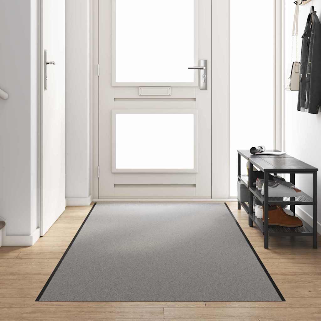 Doormat Grey and Black 120 x 350 cm 100% Polyamide