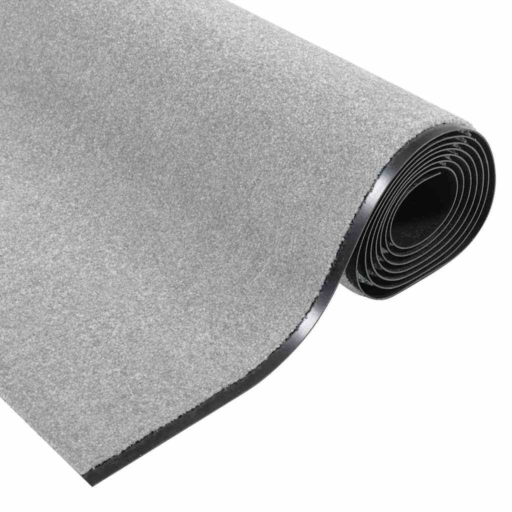 Doormat Grey and Black 120 x 400 cm 100% Polyamide