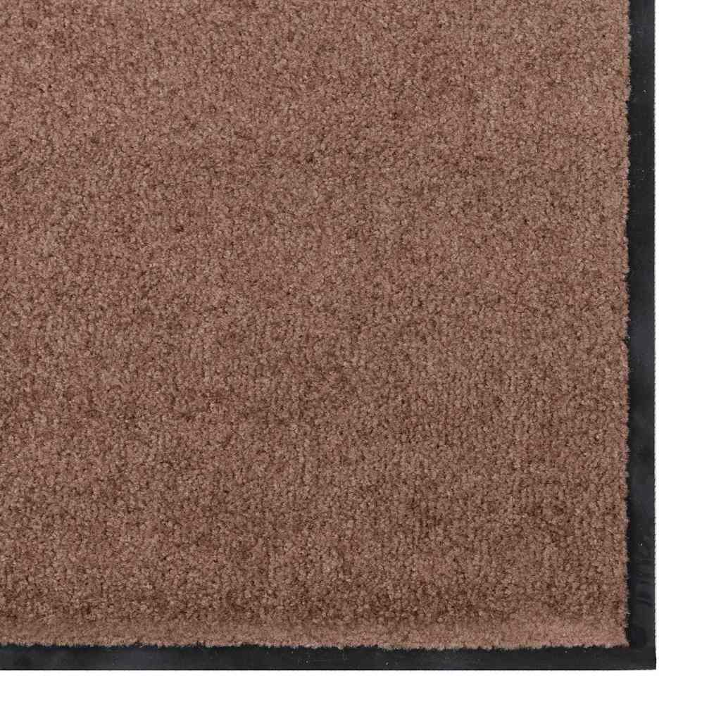 Doormat Brown and Black 60 x 180 cm 100% Polyamide