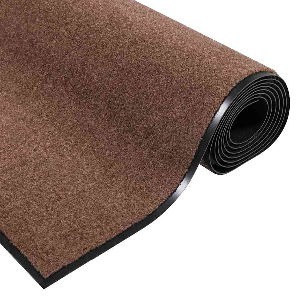 Doormat Brown and Black 60 x 180 cm 100% Polyamide