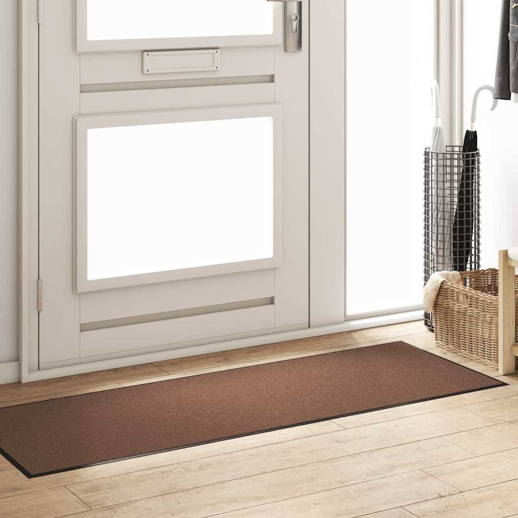 Doormat Brown and Black 60 x 180 cm 100% Polyamide