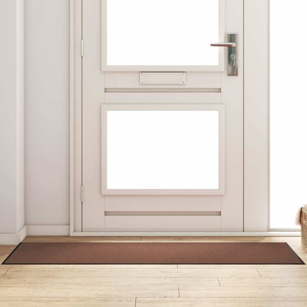 Doormat Brown and Black 60 x 180 cm 100% Polyamide