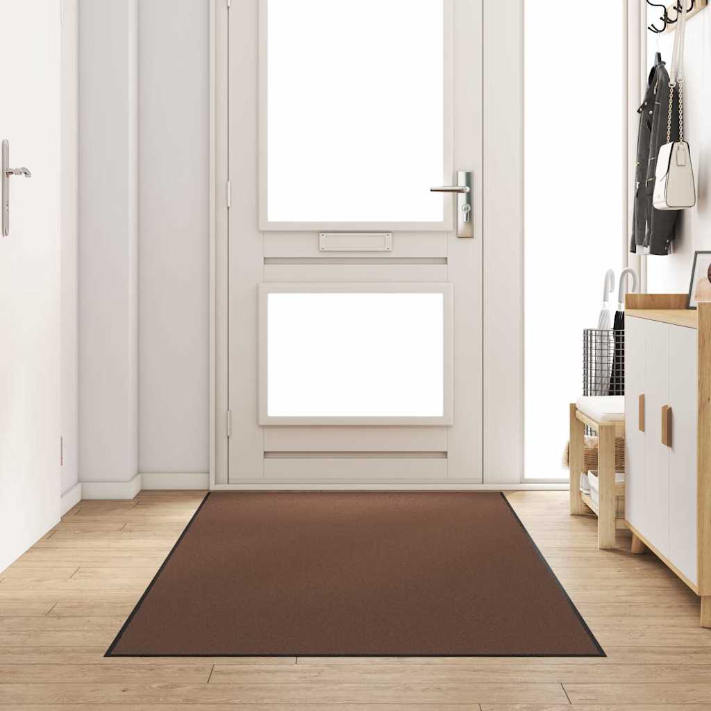 Doormat Brown and Black 120 x 250 cm 100% Polyamide