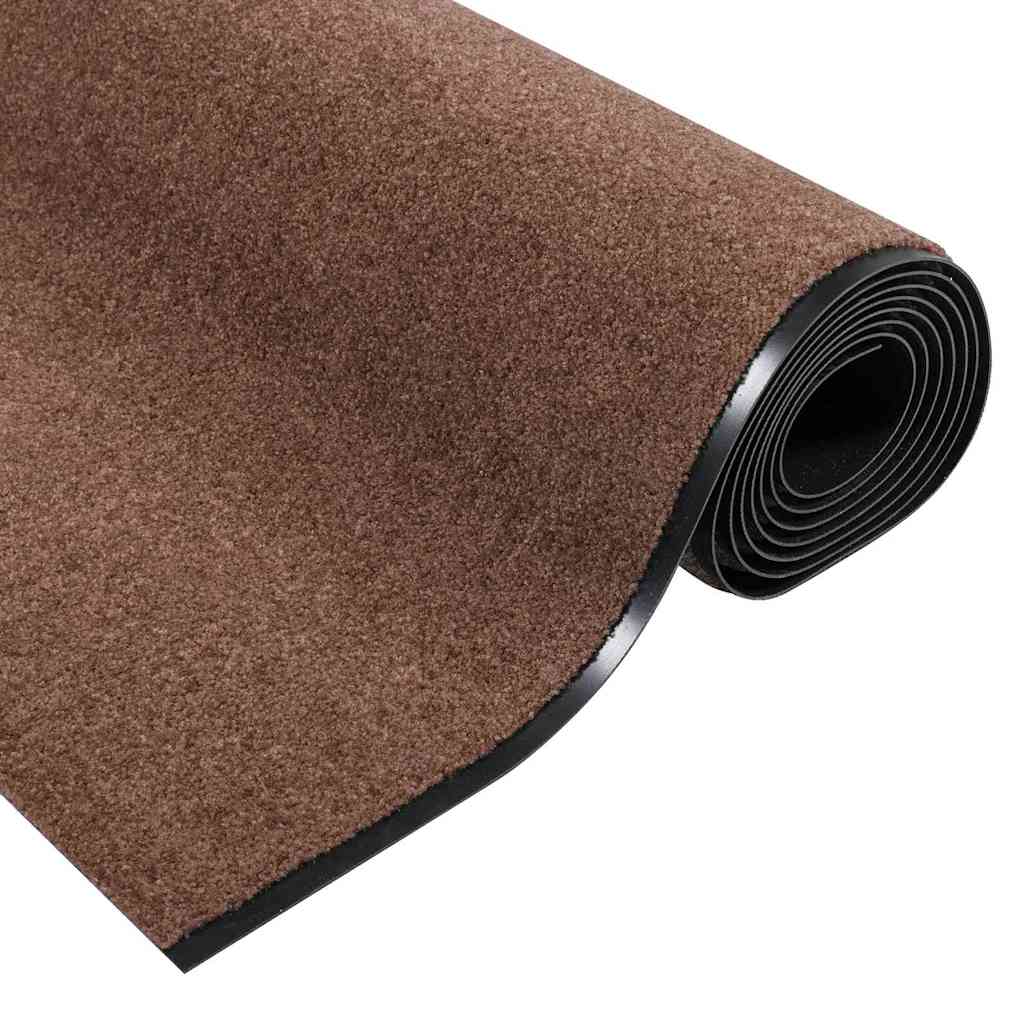 Doormat Brown and Black 120 x 350 cm 100% Polyamide