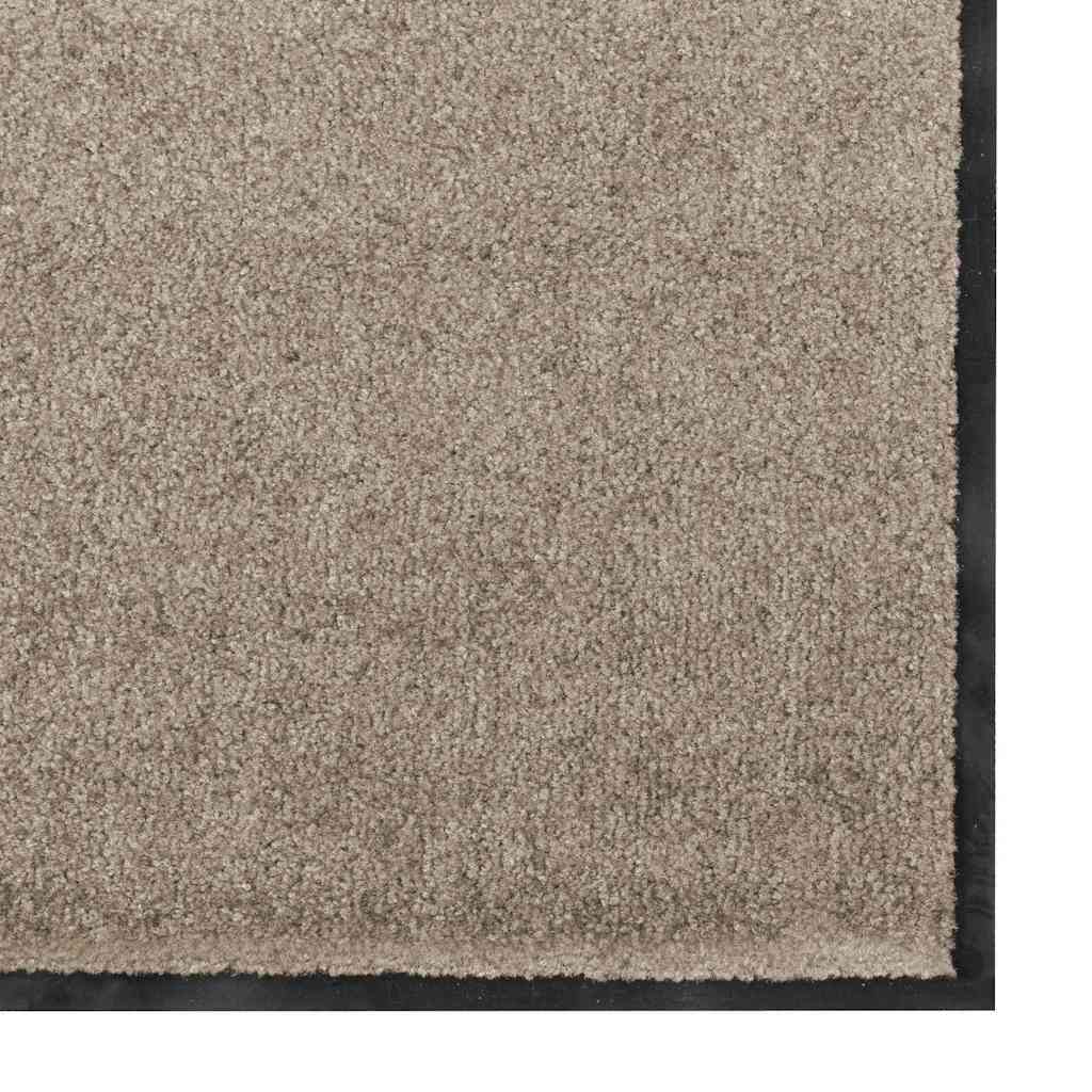 Doormat Beige and Black 60 x 180 cm 100% Polyamide