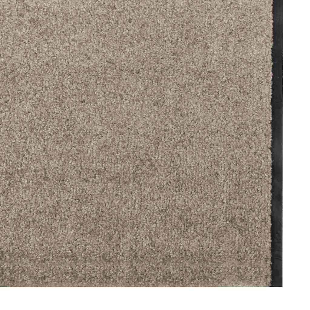 Doormat Beige and Black 120 x 350 cm 100% Polyamide
