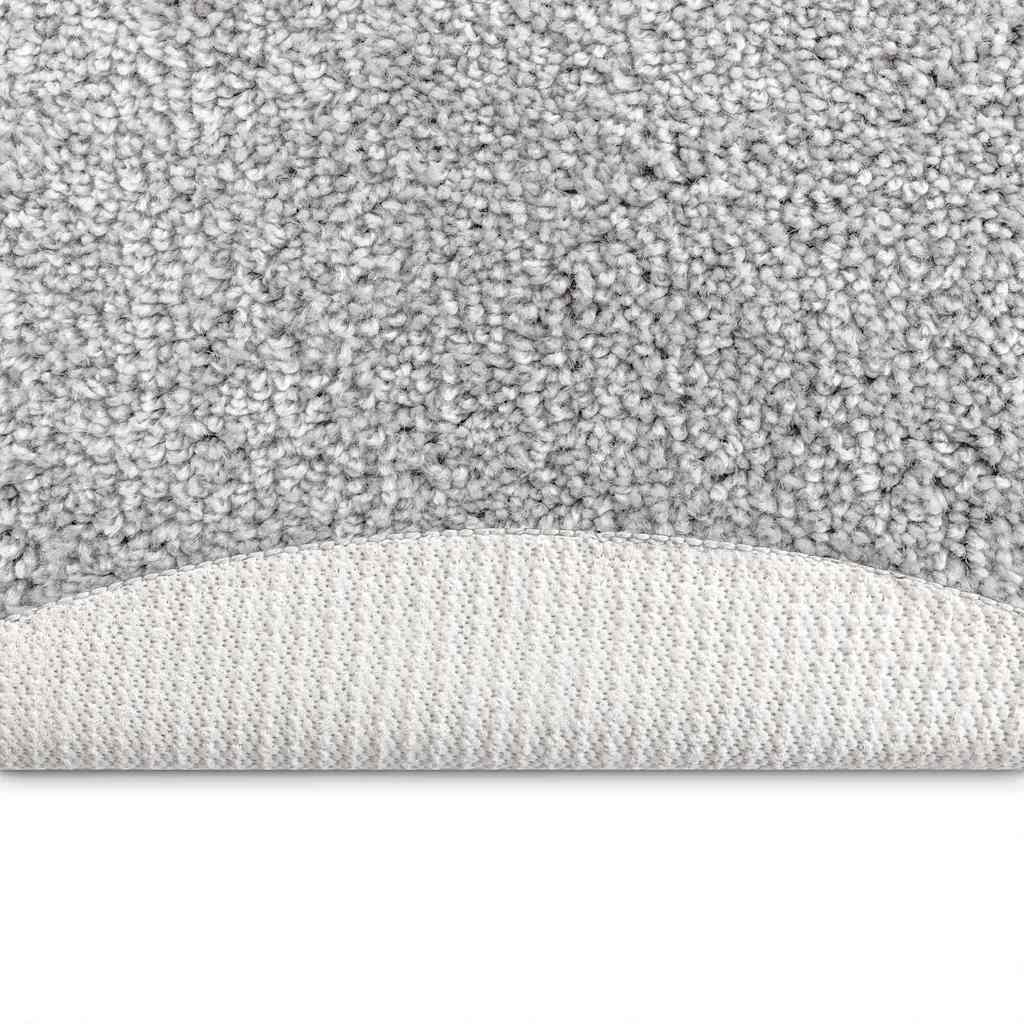 Anti-slip Shaggy Rug Grey 120 x 120 cm PP