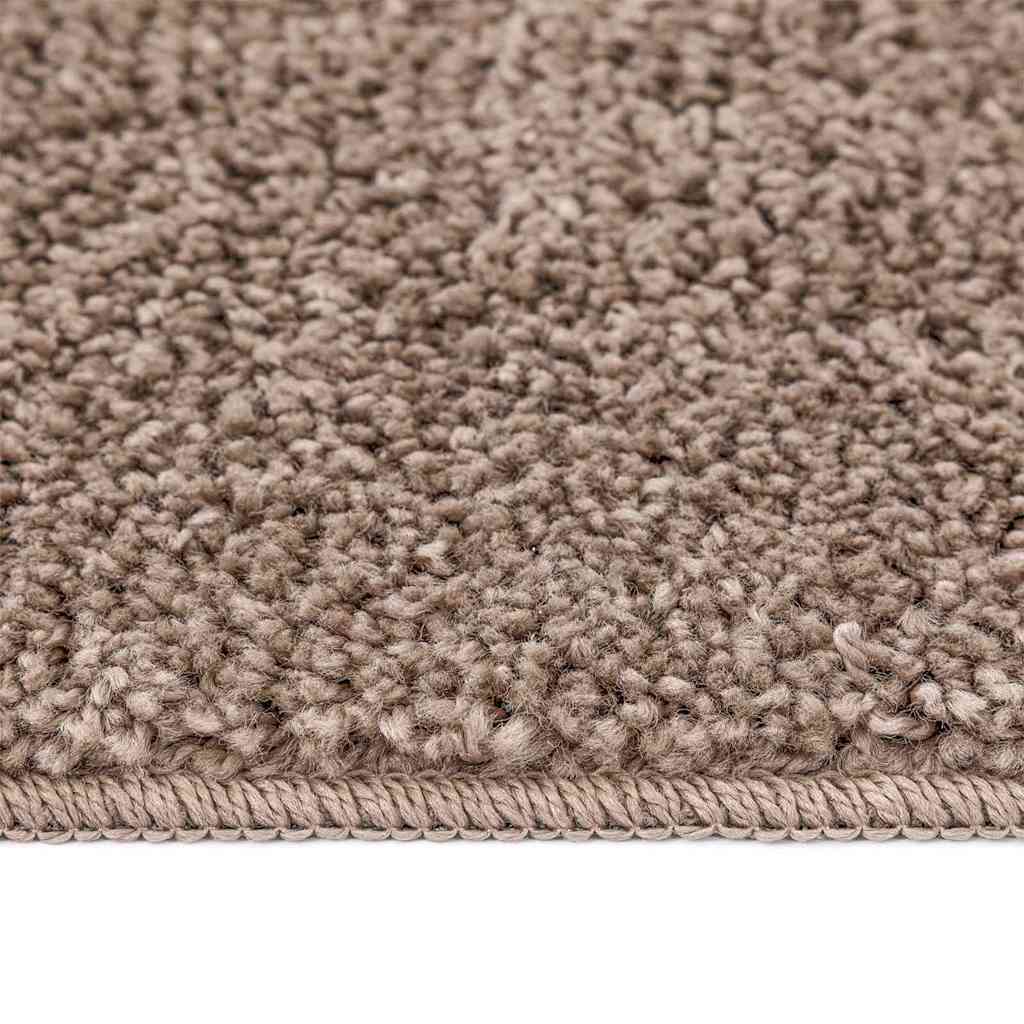 Anti-slip Shaggy Rug Brown 80 x 150 cm PP