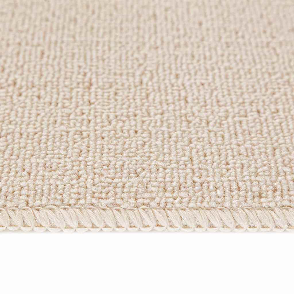 Anti-slip Stair Mats Rectangular 15 pcs Cream 75 x 20 cm PP