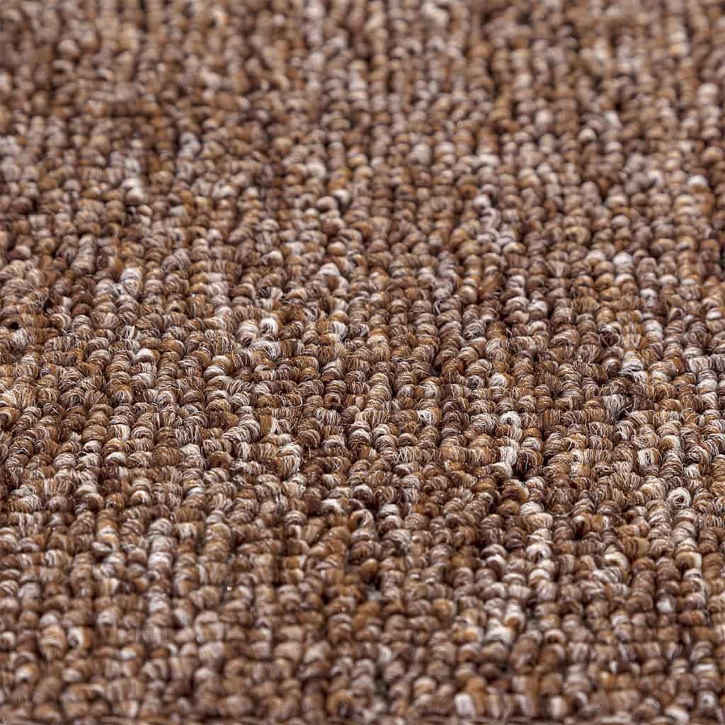 Anti-slip Stair Mats Latex backing 15 pcs Brown 60 x 25 cm PP