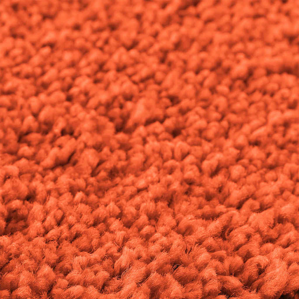 Anti-slip Bath Mat with Toilet Cut Orange 50 x 50 cm PP