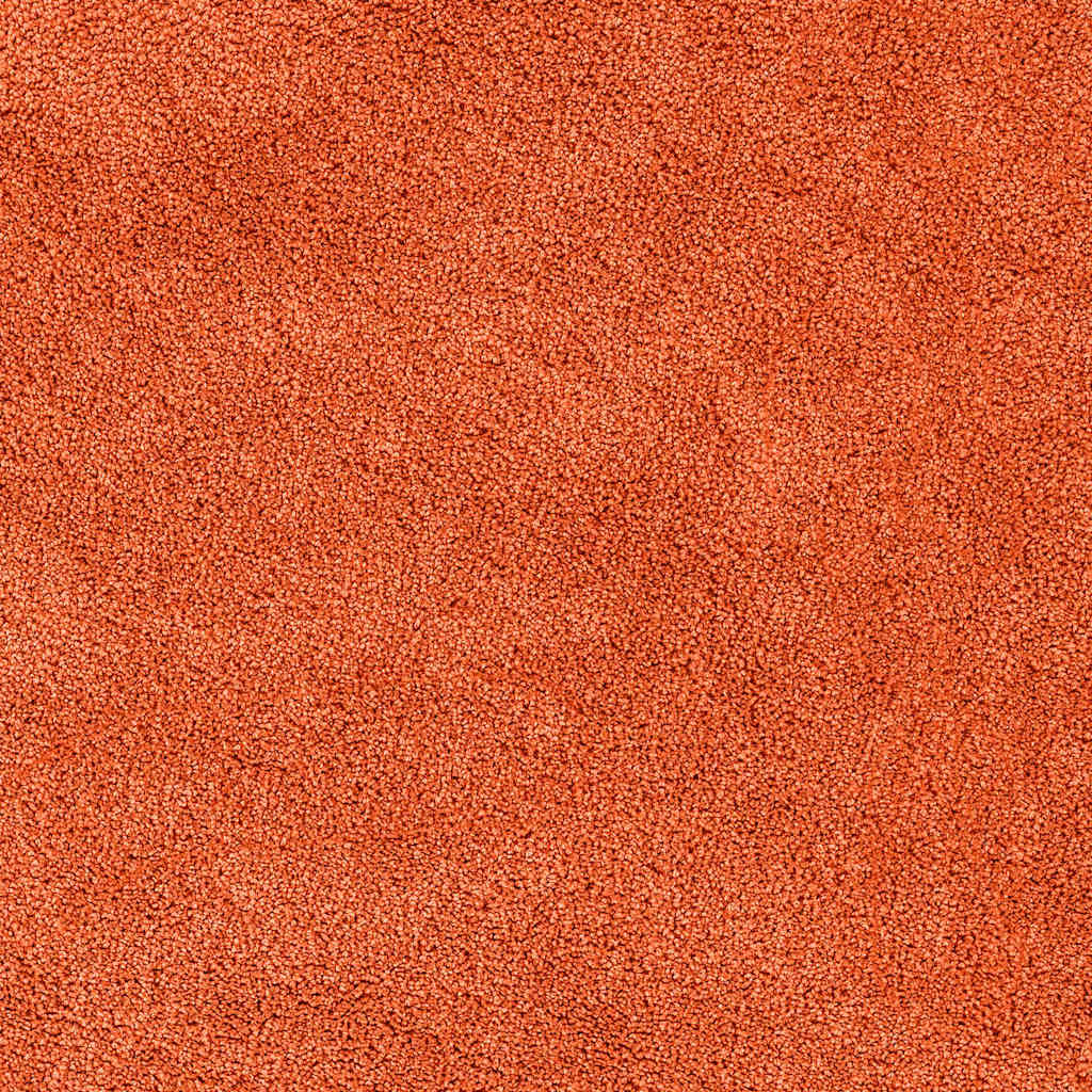 Anti-slip Bath Mat with Toilet Cut Orange 50 x 50 cm PP