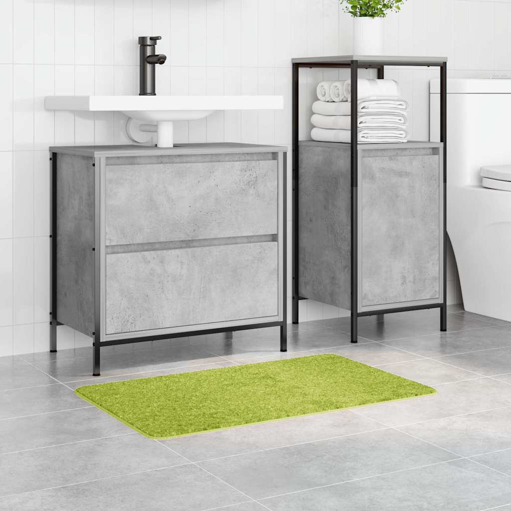 Anti-slip Bath Mat Green 50 x 80 cm PP