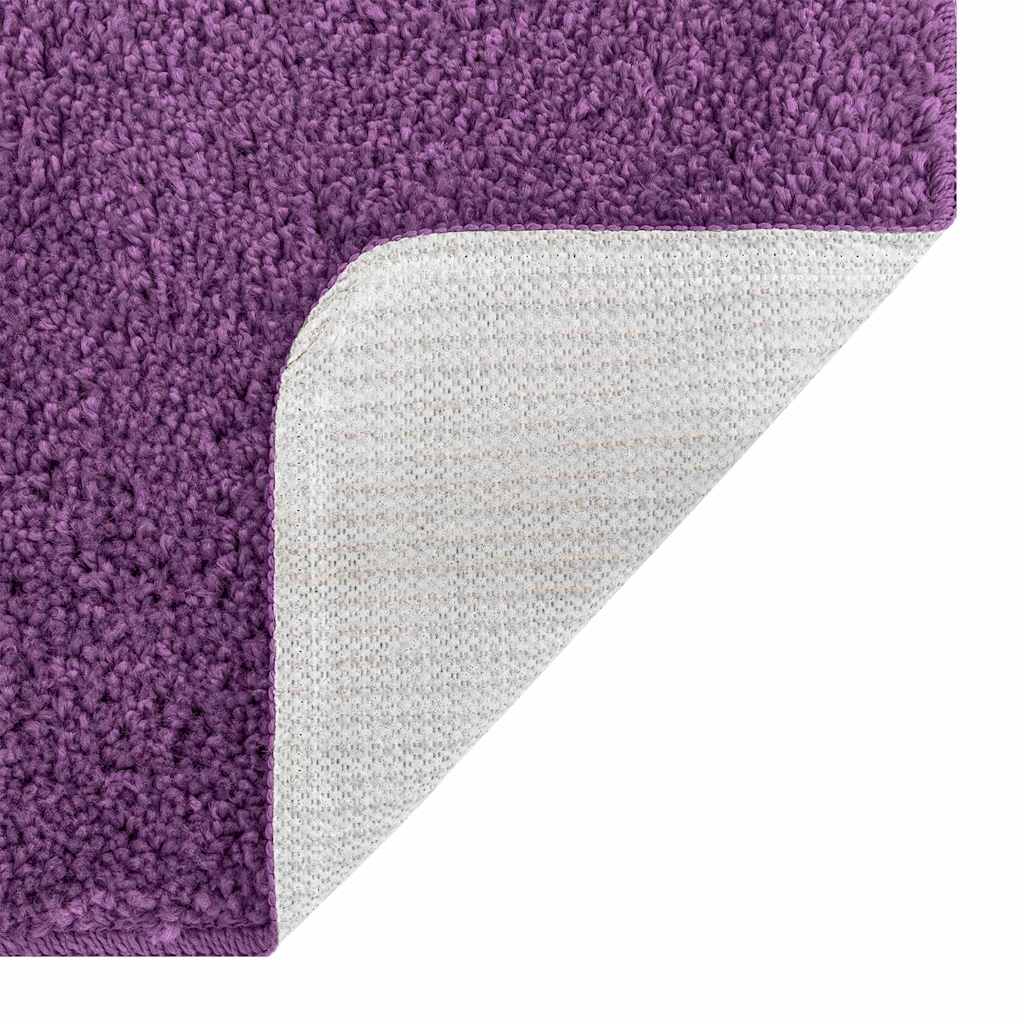 Anti-slip Bath Mat Purple 50 x 80 cm PP