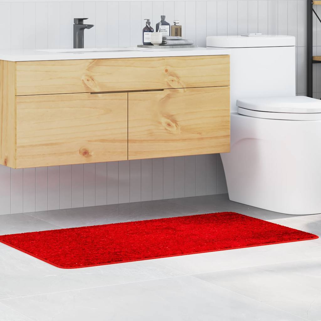 Anti-slip Bath Mat Red 70 x 120 cm PP