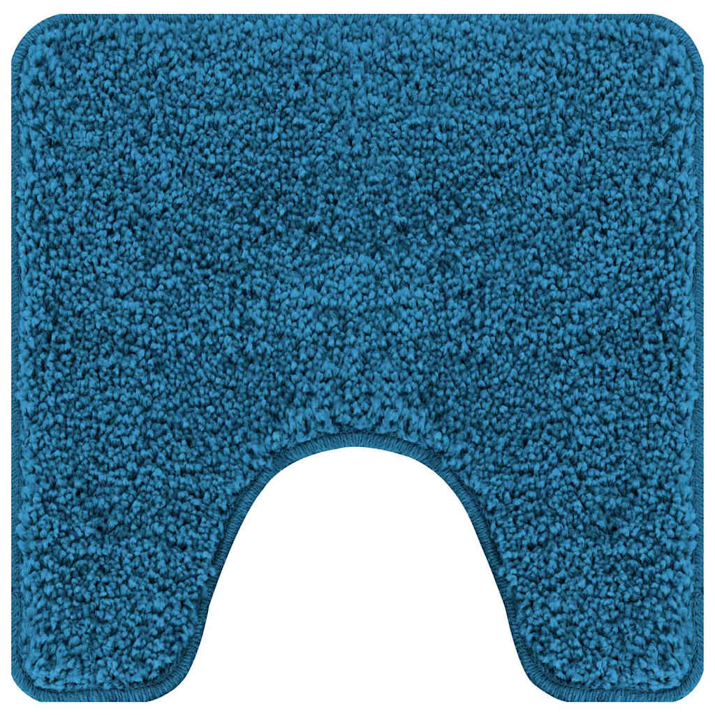 Anti-slip Bath Mat Set 2 pcs Blue PP