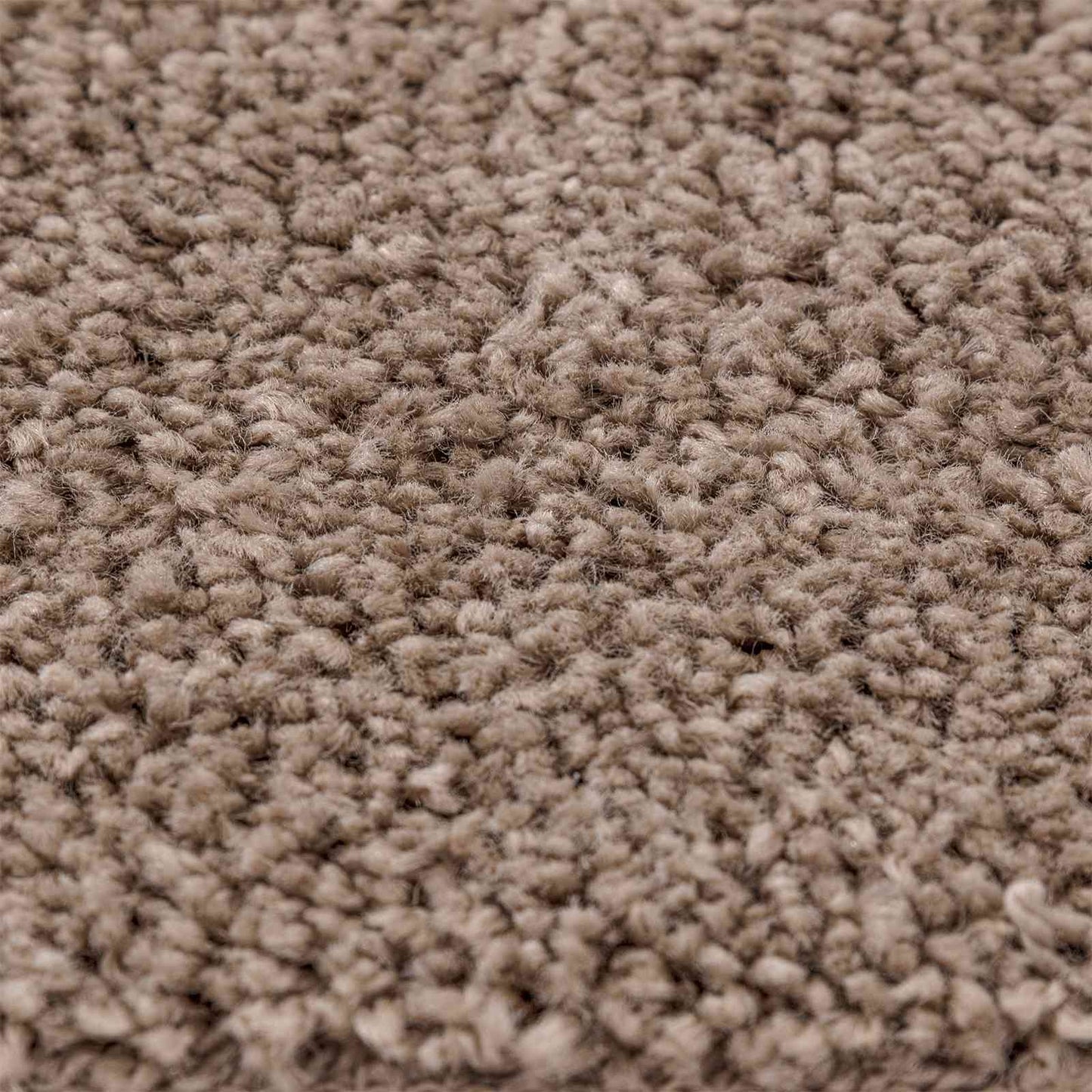 Anti-slip Bath Mat Set 3 pcs Brown PP