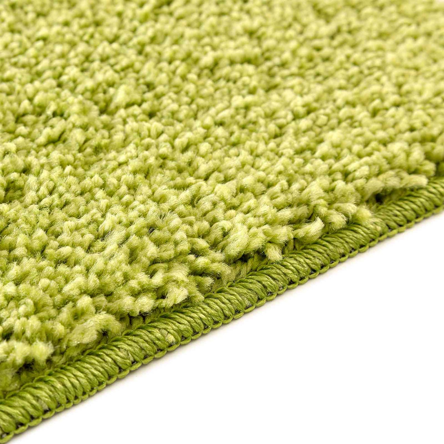 Anti-slip Bath Mat Set 3 pcs Green PP