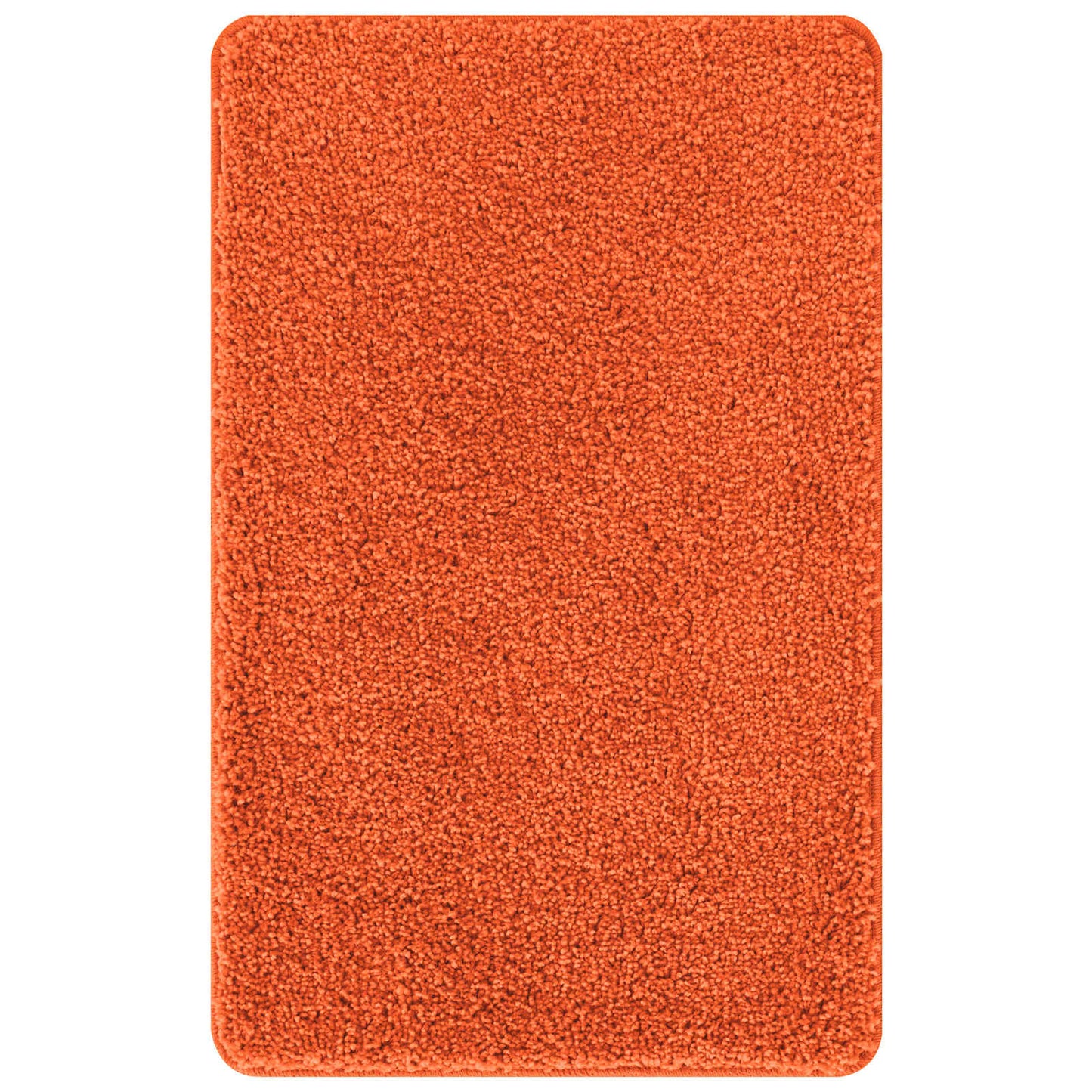 Anti-slip Bath Mat Set 3 pcs Orange PP