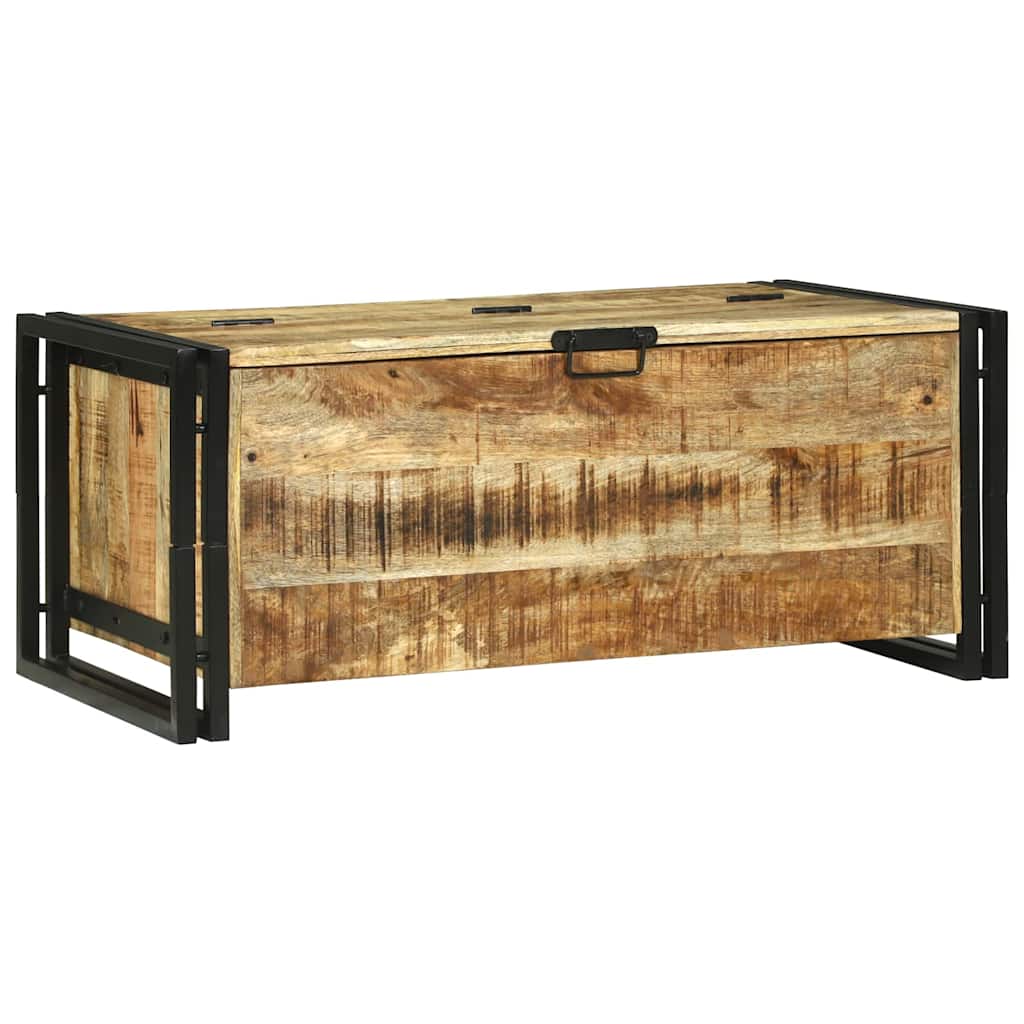 Coffee Table with Drawer Brown 90 x 50 x 38 cm Solid Mango Wood