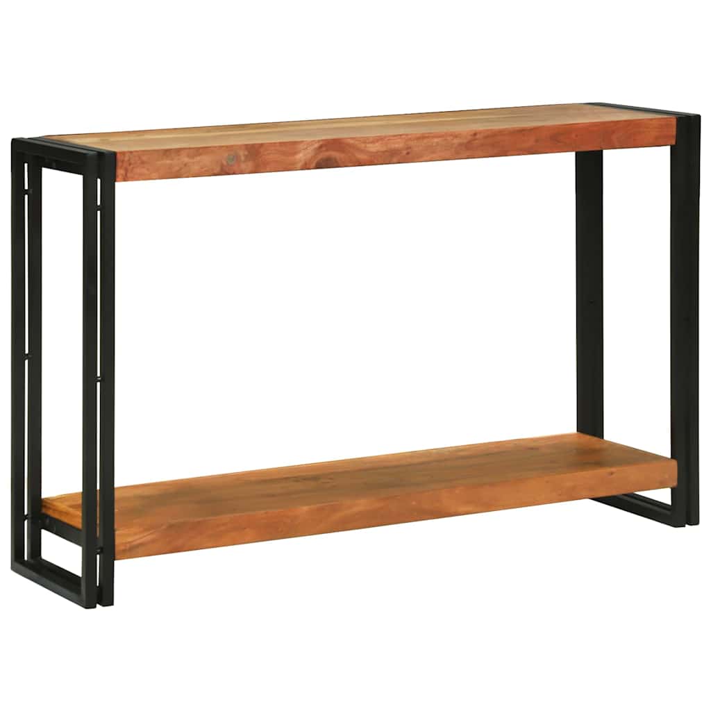 Console Table Brown 120 x 33 x 75 cm Solid Acacia Wood