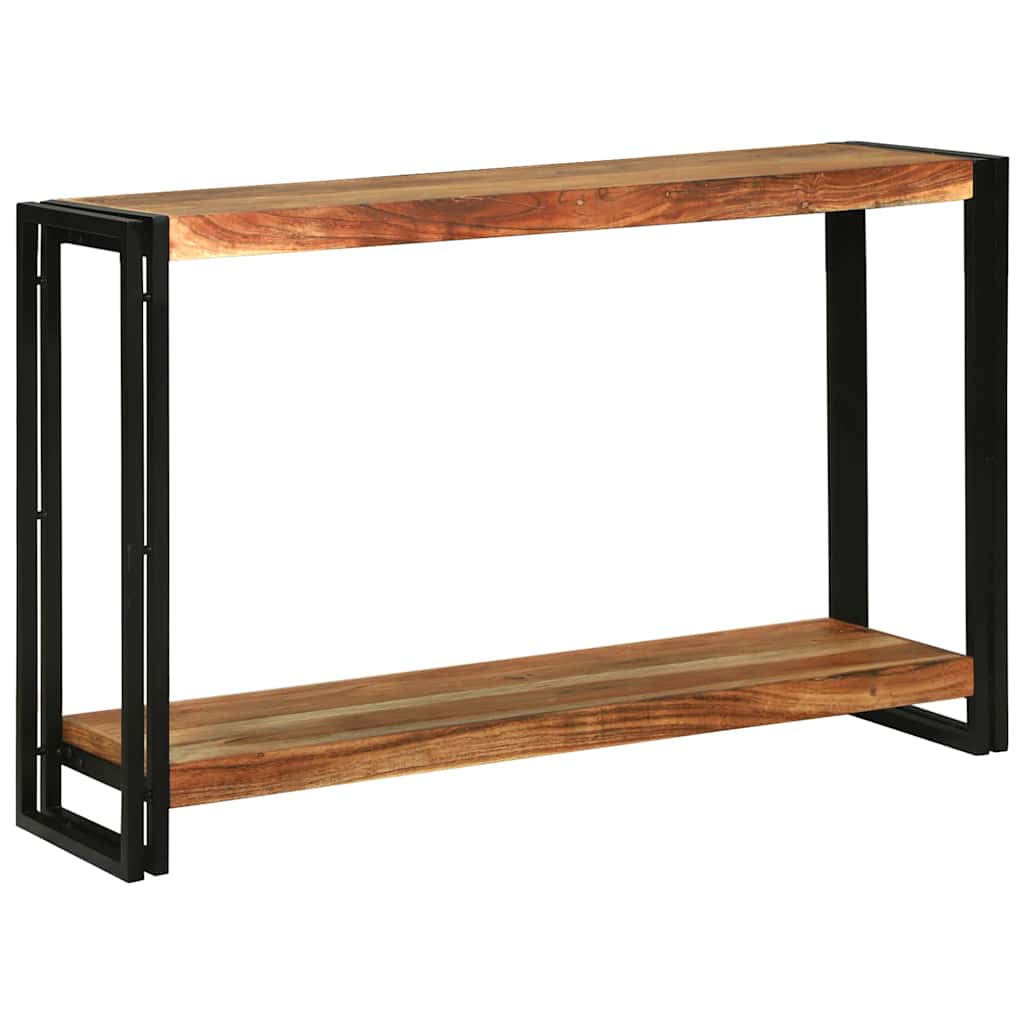 Console Table Brown 120 x 33 x 75 cm Solid Acacia Wood