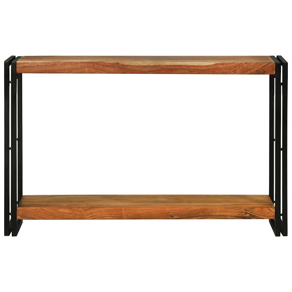 Console Table Brown 120 x 33 x 75 cm Solid Acacia Wood