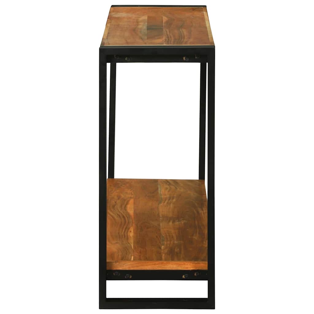 Console Table Brown 120 x 33 x 75 cm Solid Acacia Wood