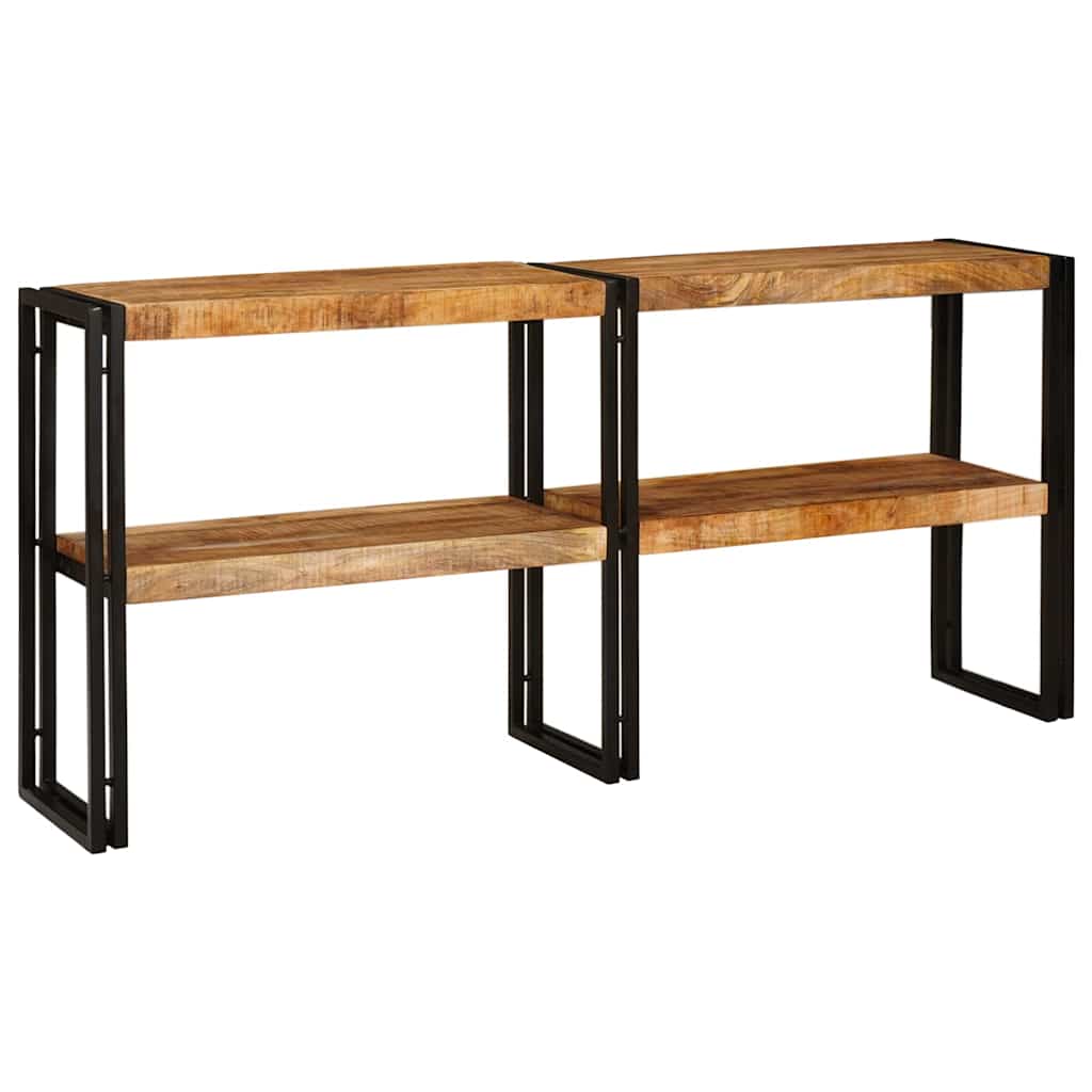 Console Table Brown 160 x 33 x 75 cm Solid Mango Wood