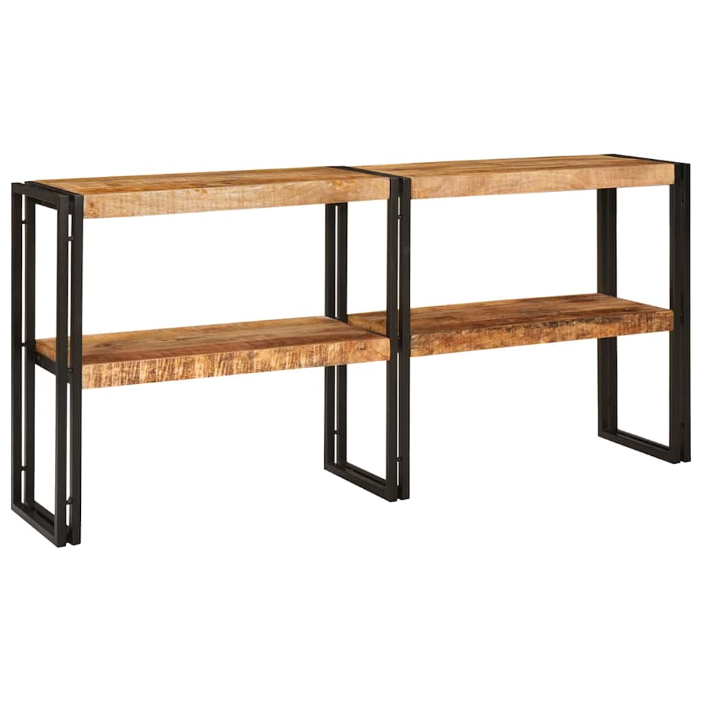 Console Table Brown 160 x 33 x 75 cm Solid Mango Wood