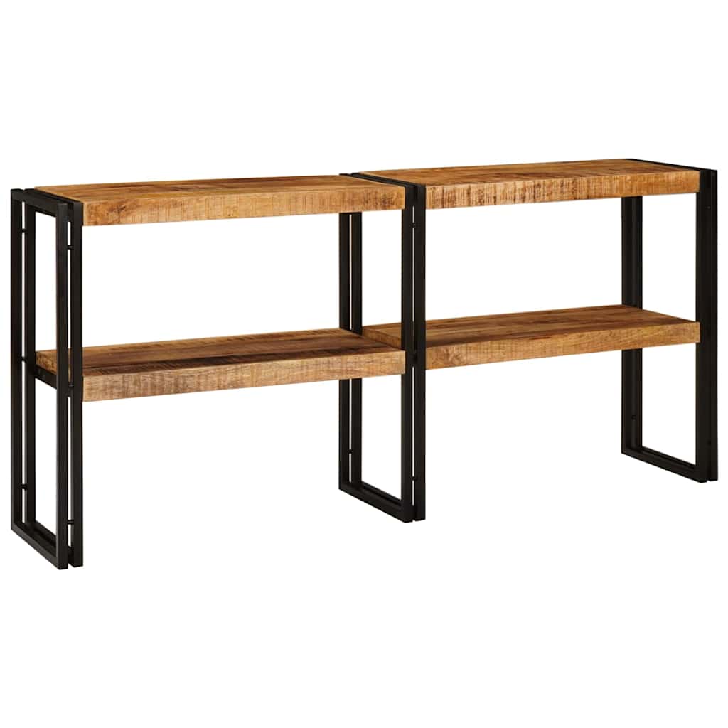 Console Table Brown 160 x 33 x 75 cm Solid Mango Wood