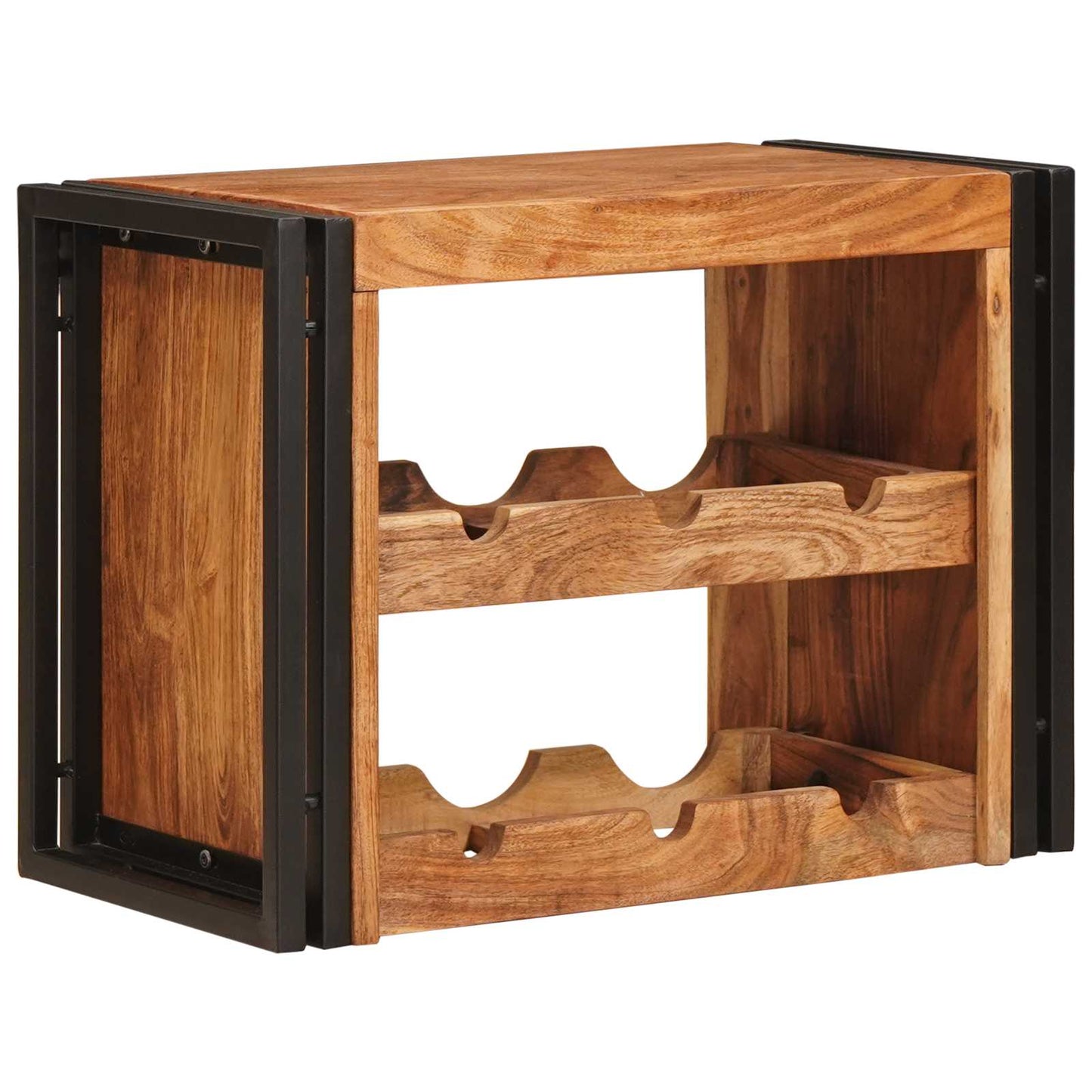 Wine Rack Brown 60 x 45 x 33 cm Solid Acacia Wood