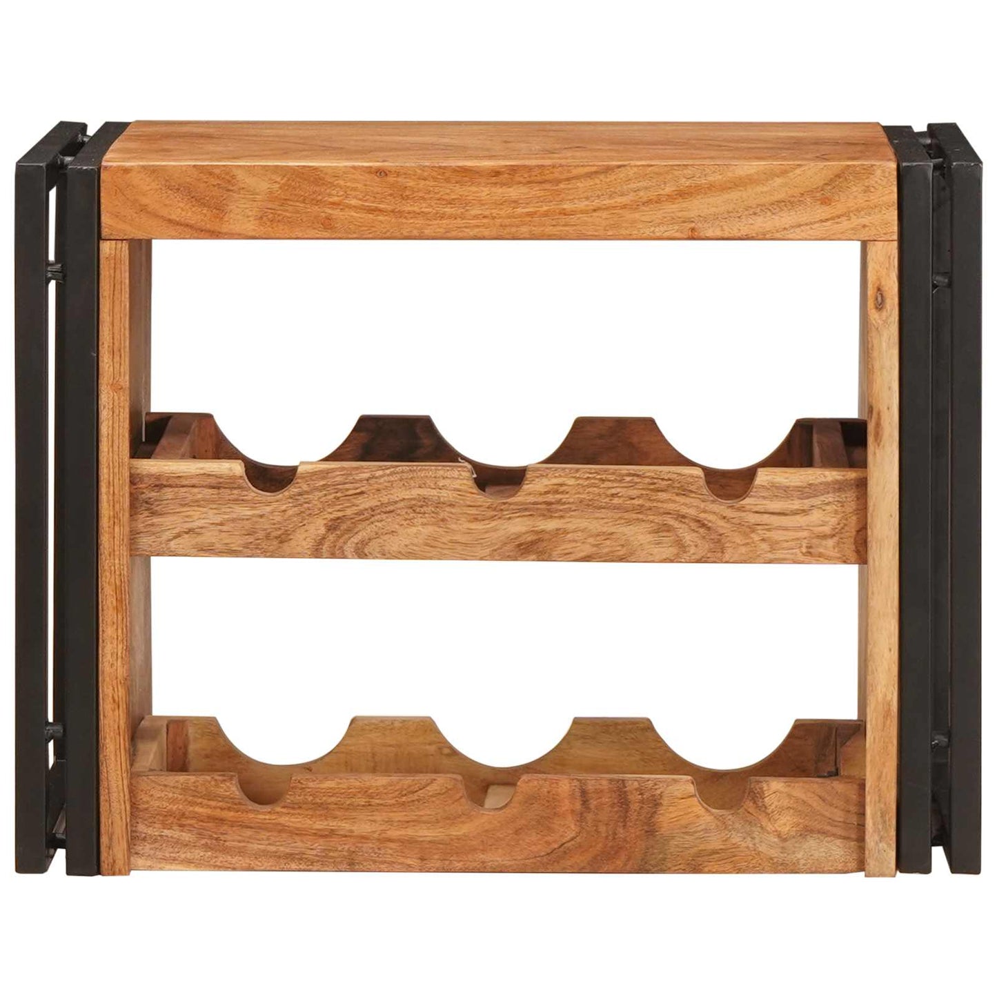 Wine Rack Brown 60 x 45 x 33 cm Solid Acacia Wood