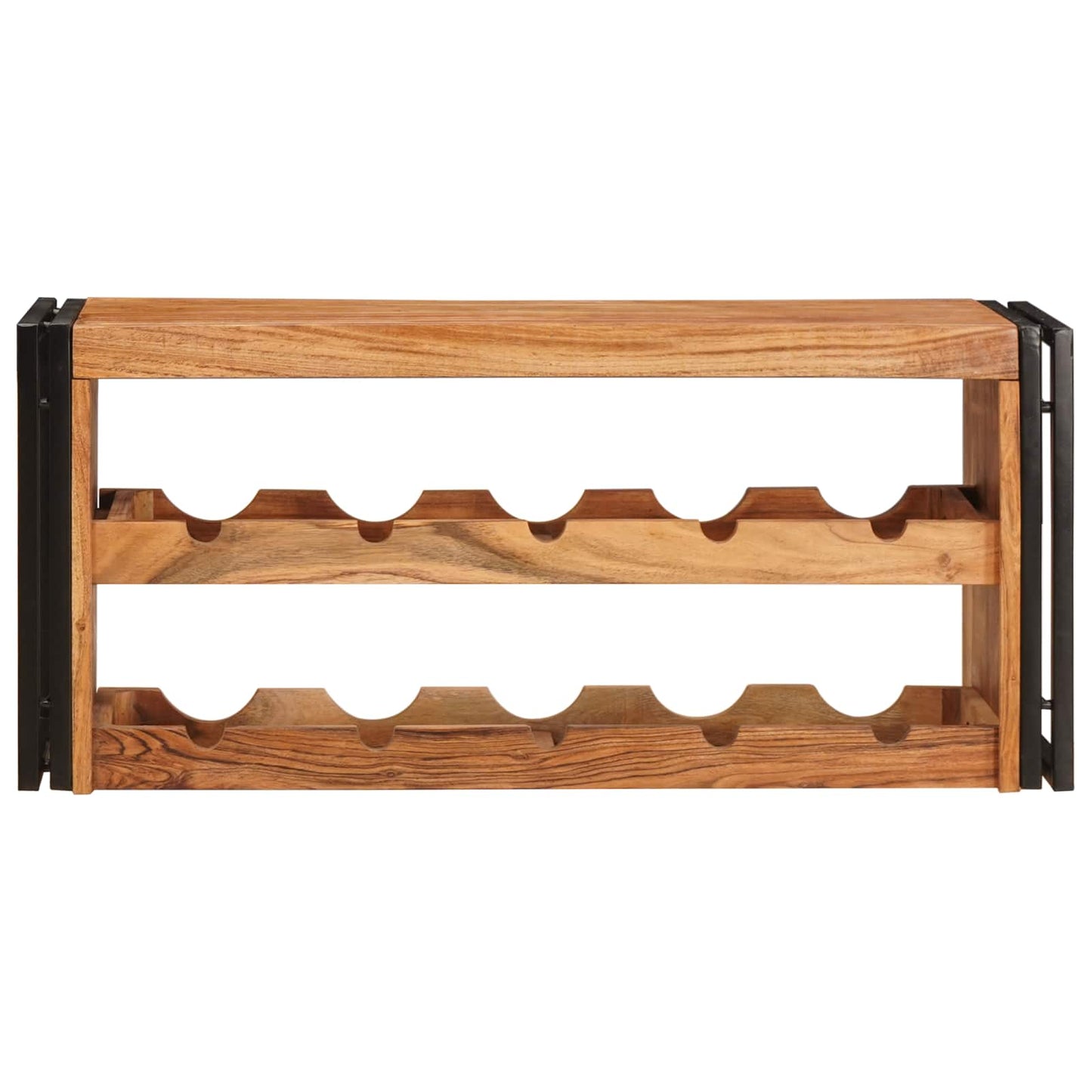 Wine Rack Brown 100 x 45 x 33 cm Solid Acacia Wood