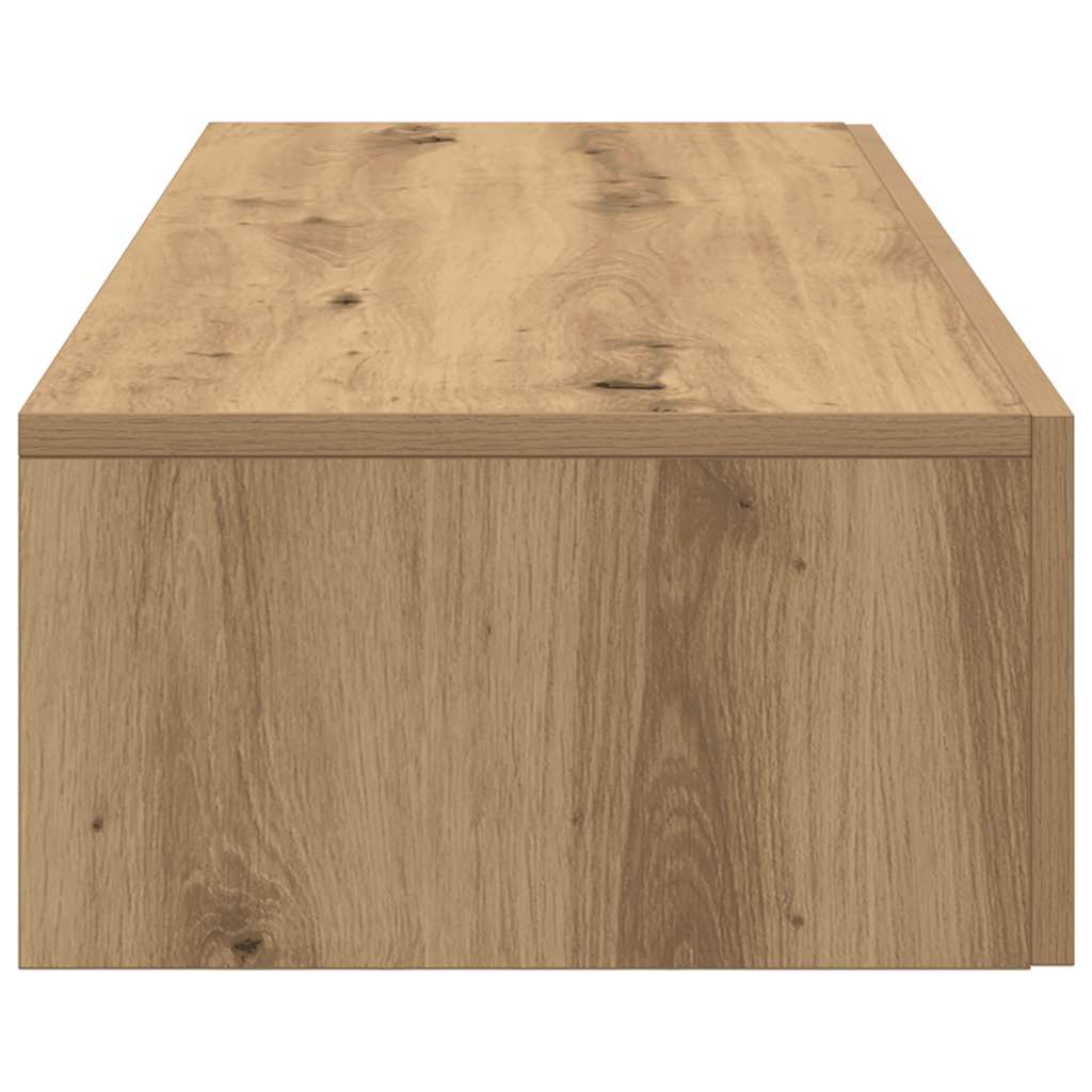 Wall Shelf with Drawers Artisian Oak 60x26.5x15 cm Engineered Wood