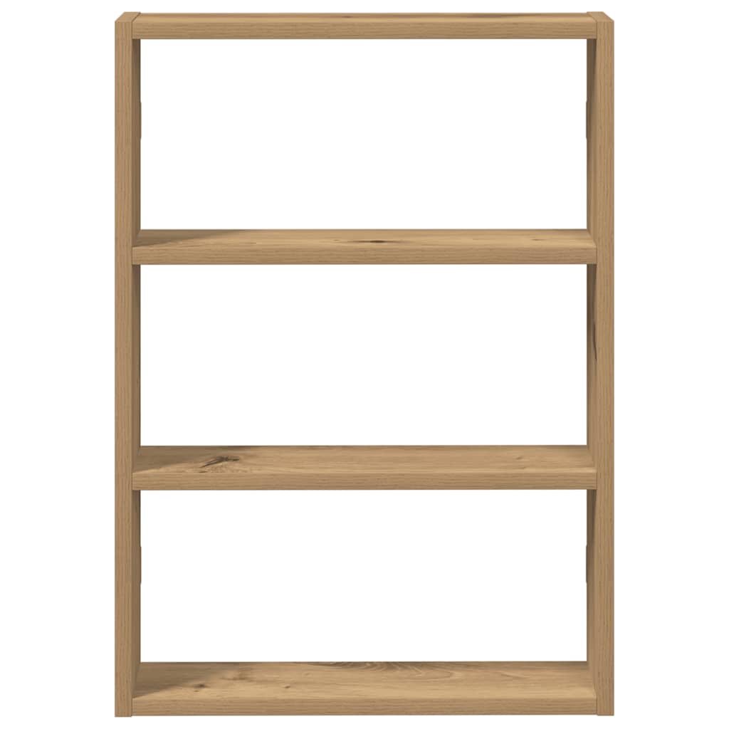 Wall Shelf Artisan Oak 43x9x60 cm Engineered Wood