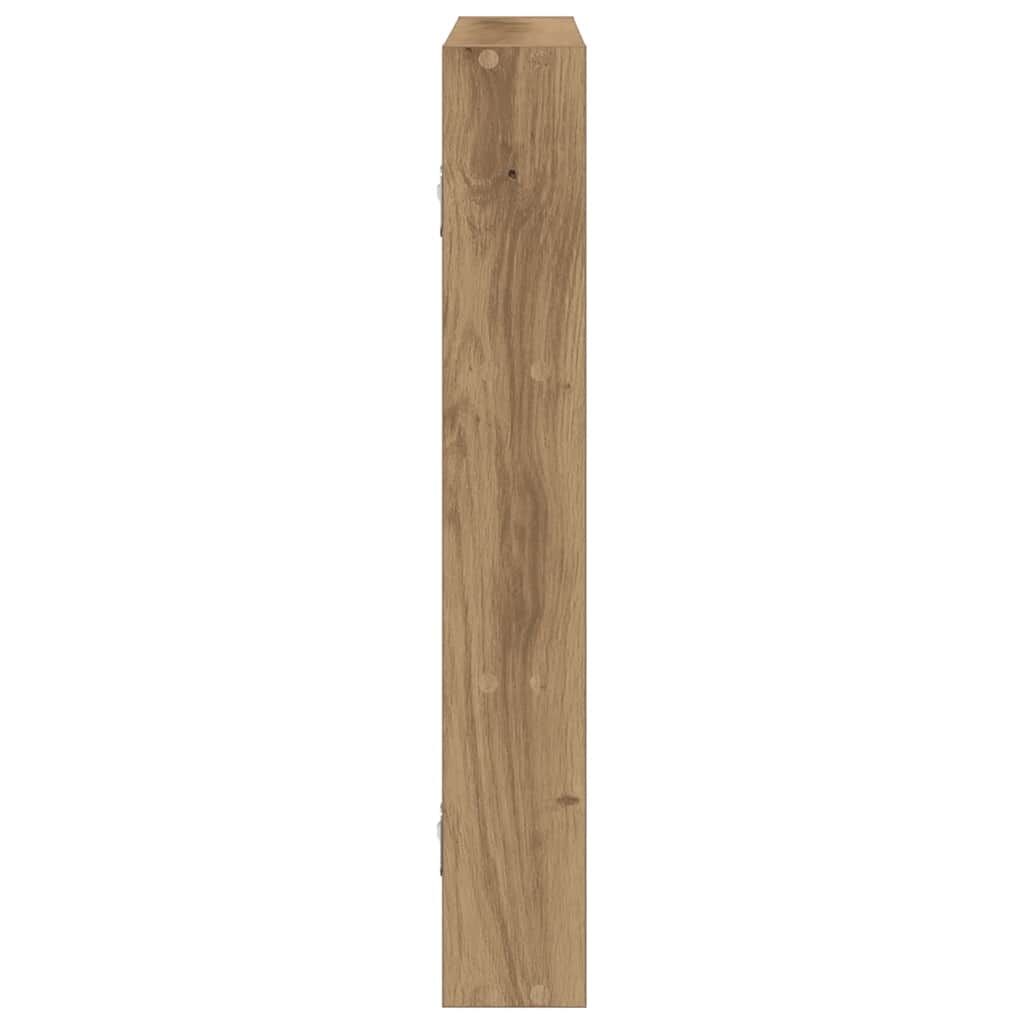 Wall Shelf Artisan Oak 43x9x60 cm Engineered Wood